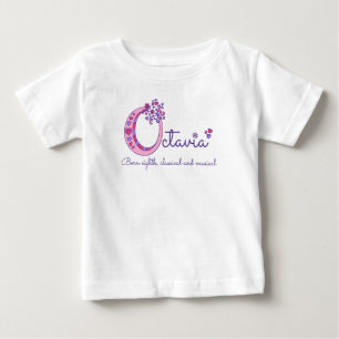 Octavia chicas O nombre que significa camisa monog