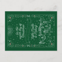 OCTAVO DÍA DE NAVIDAD / Tarjeta Postal de Navidad