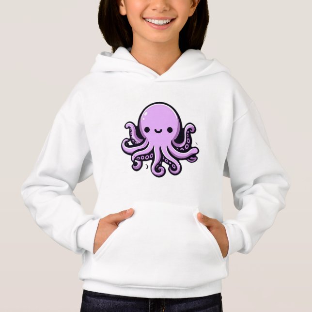 Octo-Adventures: Tee y Hoodie Infantil (Anverso)