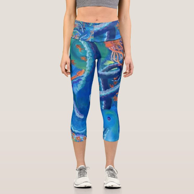 Octopacifica Yoga Capri Leggings (Anverso)