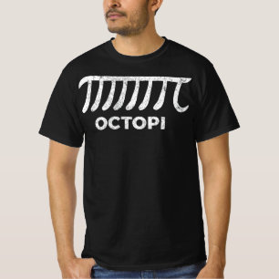 Octopi Funny Pi Day Dice Cita Cita Camiseta
