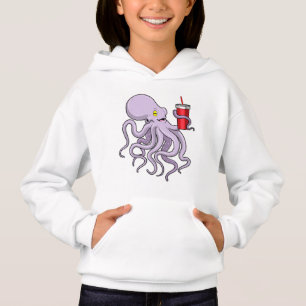 Octopus con tazón para beber