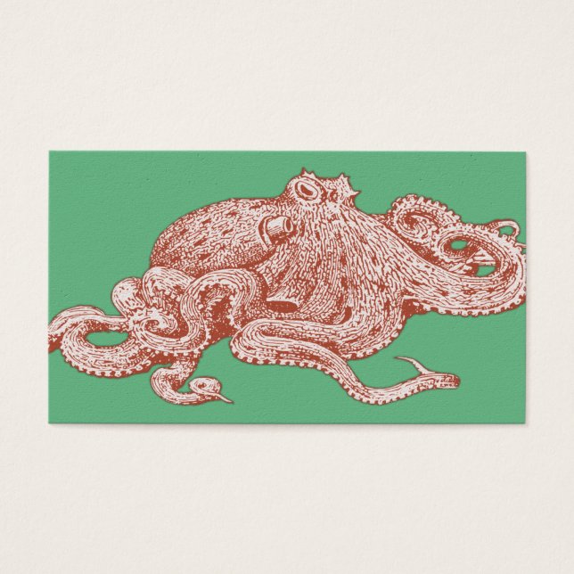 Octopus de arte pop vintage (Frente)