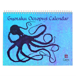 Octopus de Gyotaku 2020 - Calendario medio