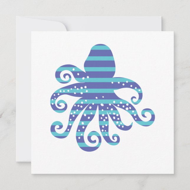 Octopus de rayas azules (Anverso)