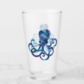 Octopus de tumbler de vidrio para beber
