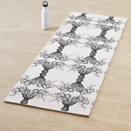 Octopus mat vintage del ejercicio de yoga