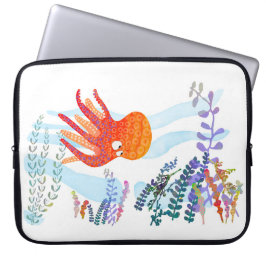 Octopus oceánico y funda de laptops de amigos suba