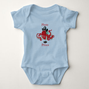 Octopus Pirata Baby Jersey Bodysuit