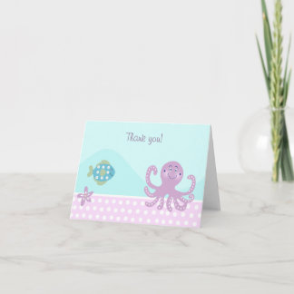 OCTOPUS y FISH plegados Gracias notas