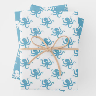 Octopuses Envoltura de papel conjunto de 3