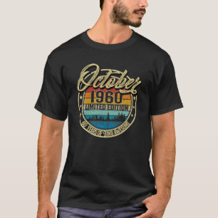OCTUBRE 1960 Camisa de 60 años 60 Nacimiento Cuare