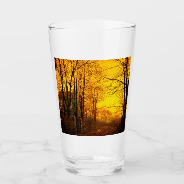 Octubre después del glow John Atkinson Grimshaw (Anverso)