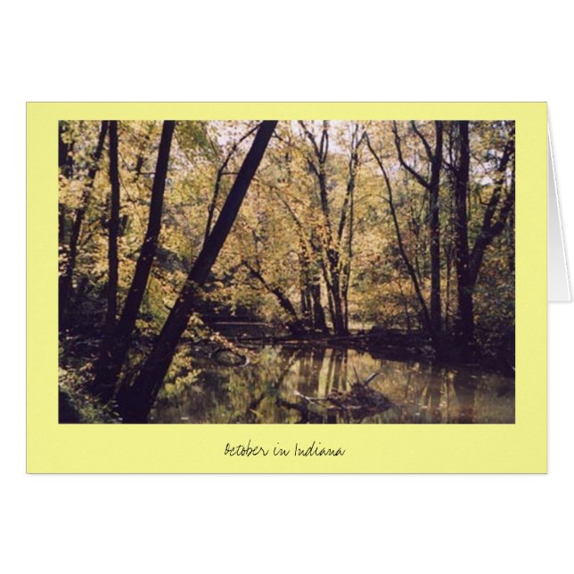 Octubre en Indiana (Anverso (Horizontal))