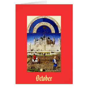 Octubre - la baya de Tres Riches Heures du Duc de