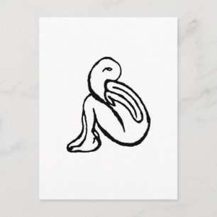 "Ocultar" postal de arte de JTG