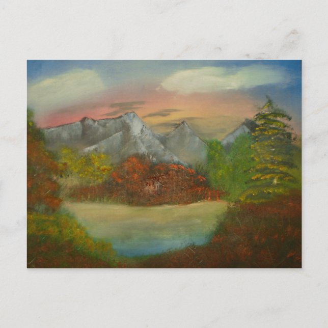 Oculto en postal roja (Anverso)