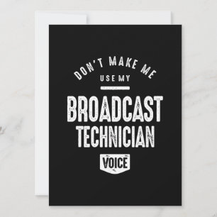 Ocupación de trabajo de técnico de difusión