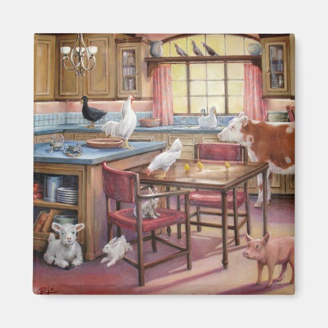 Ocupación del imán de cocina (Frente)