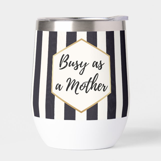 Ocupada como una Madre con Rayas Negras (Izquierdo)