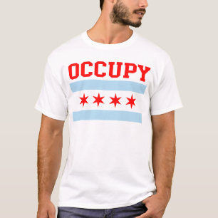 Ocupe la camiseta de la bandera de Chicago
