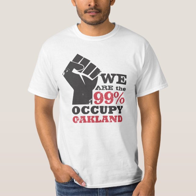 OCUPE la camiseta de OAKLAND (Anverso)