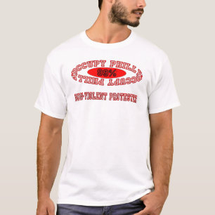 Ocupe Philly - camiseta no violenta del