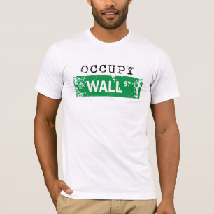 Ocupe Wall Street camiseta del 99 por ciento
