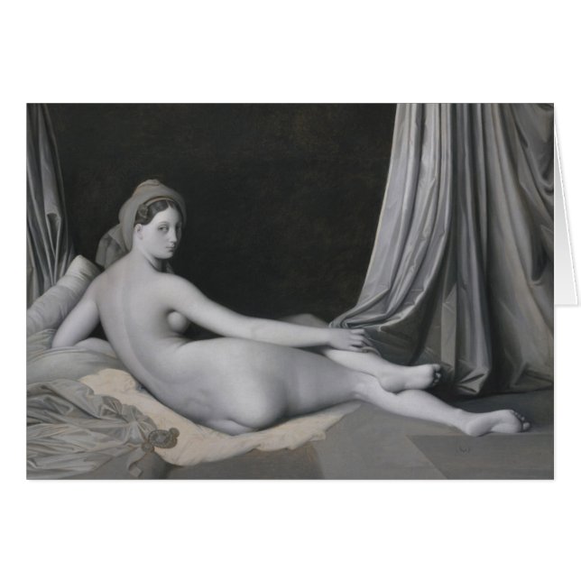 Odalisque de Jean Auguste Dominique Ingres el | en (Anverso (Horizontal))