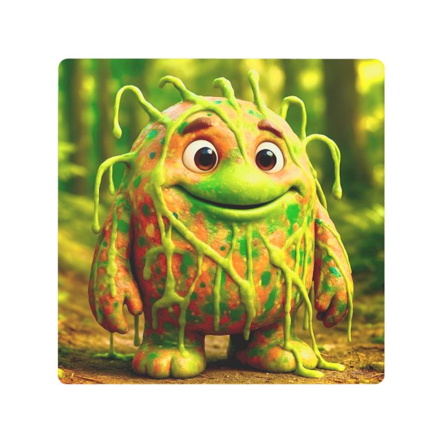 OddFriends - Poster del Monstruo Verde de Gooey (Anverso)