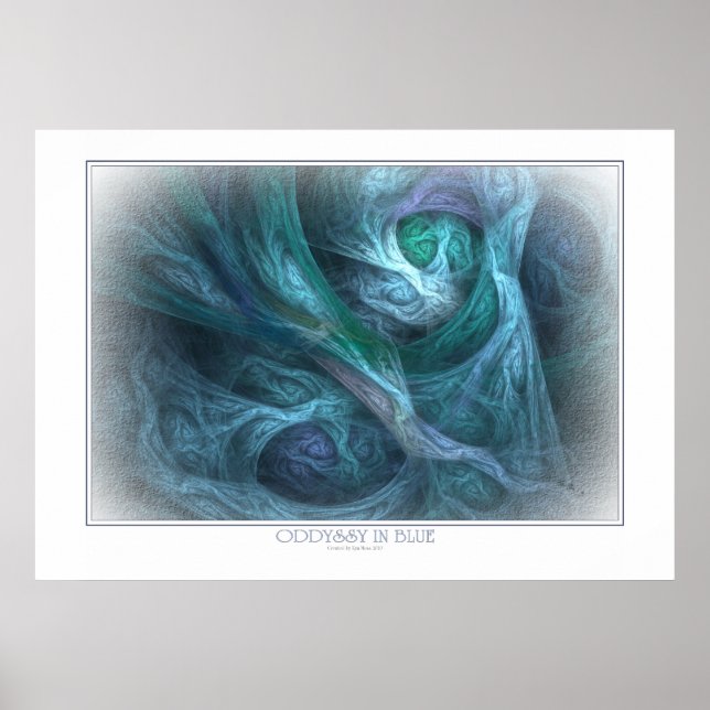 Oddyssy En Impresión Azul (Frente)