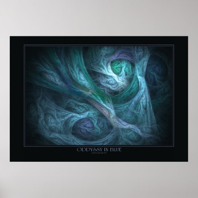 Oddyssy En Impresión Azul (Frente)