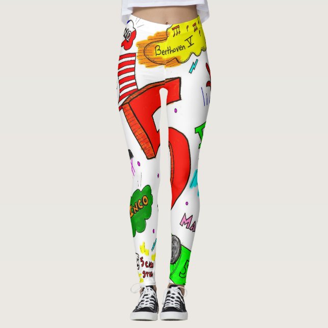 Ode a cinco leggings (Anverso)