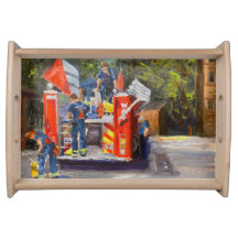 Ode a la bandeja de servicio de la estación Siete