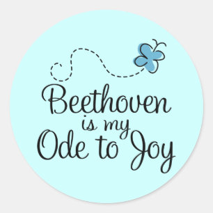 Ode To Joy Beethoven Pegatina