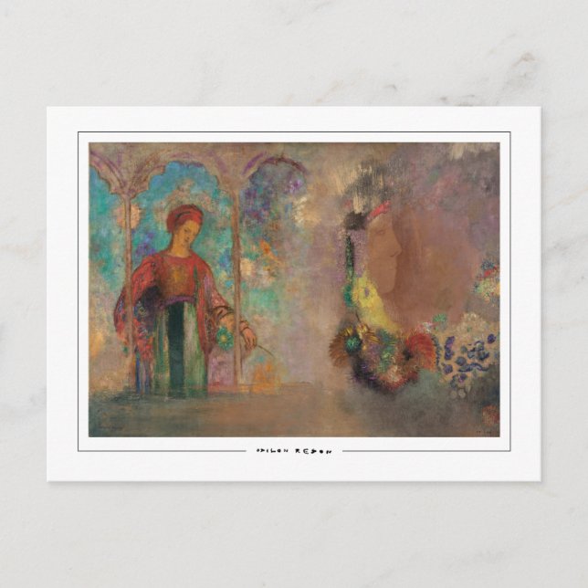 Odilon Redon #20 - Tarjeta postal de arte fino (Anverso)