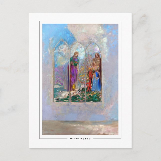Odilon Redon #23 - Tarjeta postal de arte fino (Anverso)