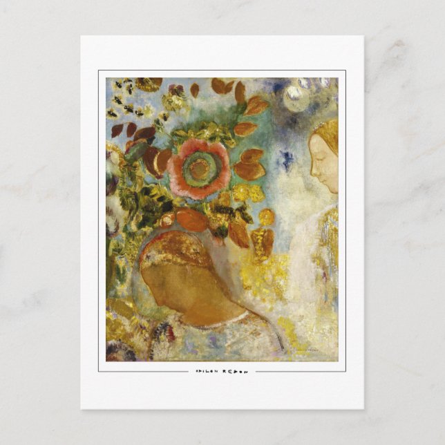 Odilon Redon #24 - Tarjeta postal de arte fino (Anverso)