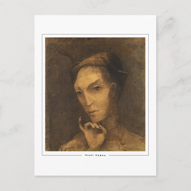 Odilon Redon #264 - Tarjeta postal de arte fino (Anverso)