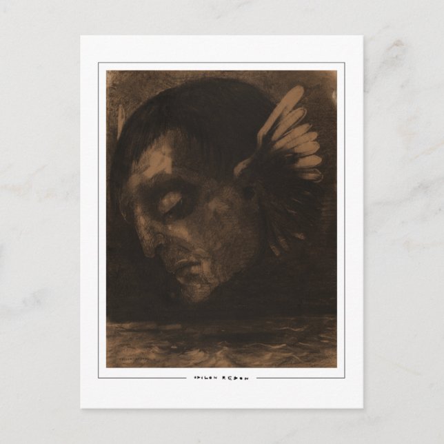 Odilon Redon #309 - Tarjeta postal de arte fino (Anverso)