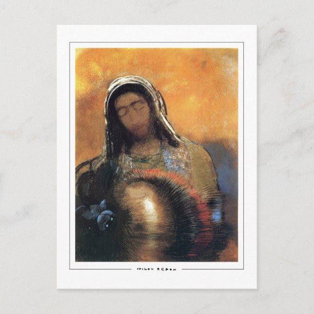 Odilon Redon #315 - Tarjeta postal de arte fino (Anverso)