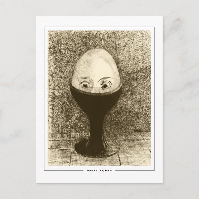 Odilon Redon #331 - Tarjeta postal de arte fino (Anverso)