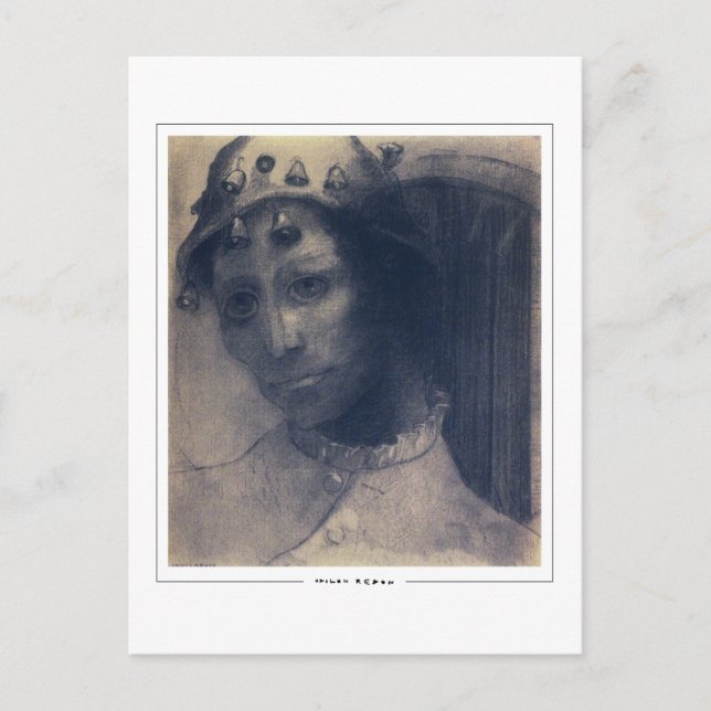 Odilon Redon #391 - Tarjeta postal de arte fino (Anverso)