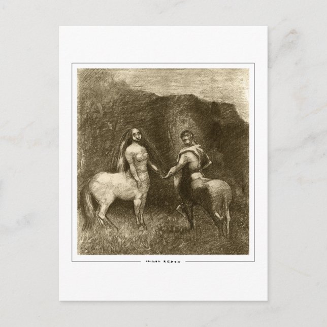 Odilon Redon #573 - Postales Bellas Artes (Anverso)
