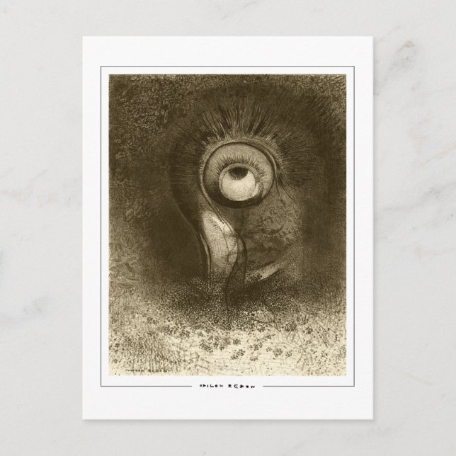 Odilon Redon #675 - Tarjeta postal de arte fino (Anverso)