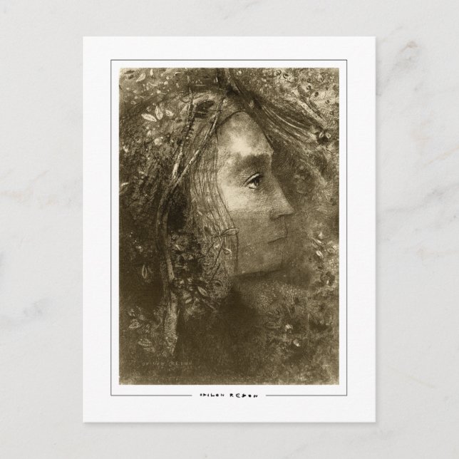 Odilon Redon #703 - Tarjeta postal de arte fino (Anverso)