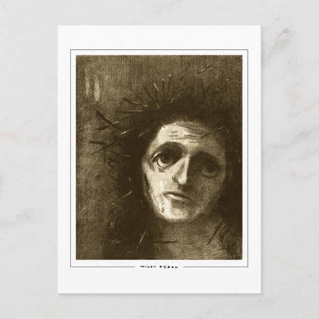 Odilon Redon #740 - Tarjeta postal de arte fino (Anverso)