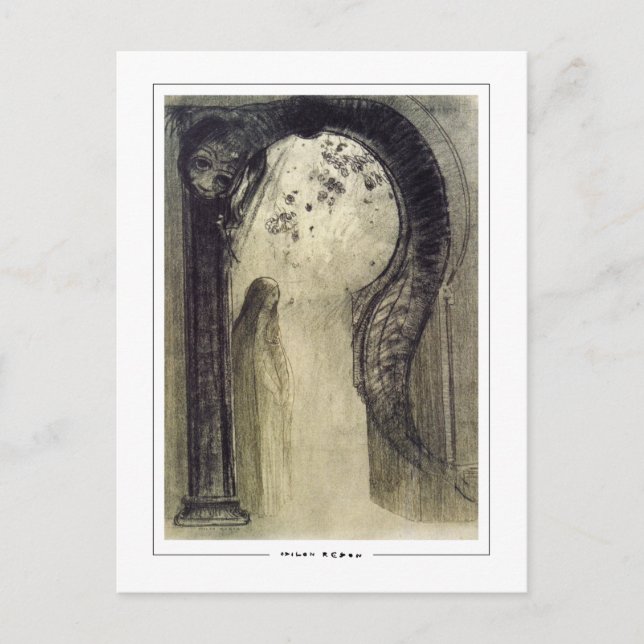Odilon Redon #85 - Tarjeta postal de arte fino (Anverso)