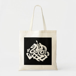 Odin blanco que monta la bolsa de asas de Sleipnir