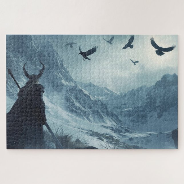 Odin Norse Mythology Jigsaw Puzzle (Horizontal)